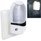10 Luminárias de Quarto Abajur Tomada Luz Led Automática