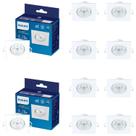 10 Luminárias Led Spot Philips 6,2w 2700k Bivolt 500lm SL052