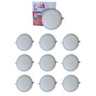 10 Luminárias Painel Led Embutir Philips Pila 24w 3000k 295mm