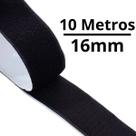 10 Metros de Fita Fecho De Contato Com Adesivo 16mm largura