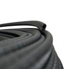 10 Metros de Perfil de Borracha Debrum Casca de Cobra 9x14mm Borrachas Londrina