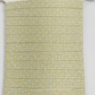 10 metros Elástico Lurex Especial 7mm Poá Amarelo Branco 3707 010 encadernação