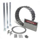 10 Metros Kit Instalação Concertina 45 Cm Simples Scudo