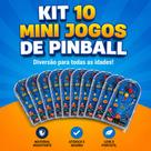 10 Mini Brinquedos Pinball De Mão Jogos Para Sacolinha Surpresa