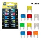 10 Mini Fusível Automotivo Carro 5a 10a 15a 20a 25a 30a