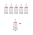10 Mini Mamadeira Lisa Rosa Para Lembrancinha