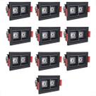 10 Mini Spot Downlight Duplo Led EmbutirVaranda3000k Bet56