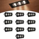 10 Mini Spot Downlight Triplo Embutir Micro Sala Bet89 10 Mini Spot Downlight Triplo Embutir Micro Sala Bet89