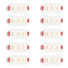 10 Mini Spot Led Triplo Downlight Embutir Corredor Bet91