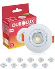 10 Mini Spot Superled De Embutir 3w Cor da Luz 4000k Branco Neutro Bivolt Ourolux