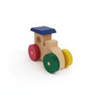 10 Mini Trenzinho Multicolorido de MDF 6x8 artesanal