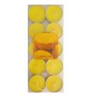 10 Mini Vela Aroma Limão Perfumada Colorida Refil Lamparina - 123ÚTIL