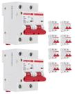 10 Minidisjuntor Bipolar 100 Amperes Curva C 10kA Steck