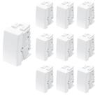 10 Módulo Interruptor Paralelo Fame Habitat 16A Branco