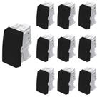 10 Módulo Interruptor Simples Fame Habitat Black 16A Preto 10 Módulo Interruptor Simples Fame Habitat Black 16A Preto