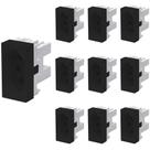10 Módulo Tomada Fame Habitat Black 2P+T 20A Preto