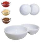 10 Molheiras Tigela Dupla Em Melamina Para Shoyu E Molhos 80ml 10 Molheiras Tigela Dupla Em Melamina Para Shoyu E Molhos 80ml