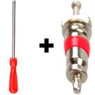 10 Núcleo Curto 5405c Para Válvula Pneu + 1 Tarracha 110MM 10 Núcleo Curto 5405c Para Válvula Pneu + 1 Tarracha 110MM