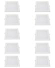 10 Painel LED Ourolux Quadrado Branco Frio Embutir 32W Bivolt