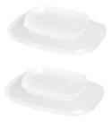 10 Par Plaqueta Oky Cartridge Silicone Quadrada Óculos