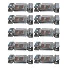 10 Pares de Conector de Encaixe para Móveis Sofá Cabeceira Painel Zincado G59