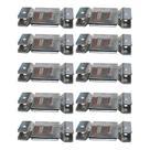 10 Pares de Conector de Encaixe para Móveis Sofá Cabeceira Painel Zincado G59