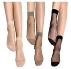 10 pares Meia FINA seda social cano médio n 34 a 42 meias fininha BAMBU SEDA
