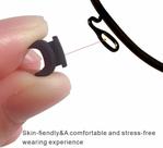 10 Pares Plaquetas Silicone Consertos Óculos Preta Branca quadrada encaixe macia ótica peça reposição solar sol grau ópticos borracha masculina femini