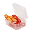 10 Pares Protetor Auricular Silicone Laranja 18dB