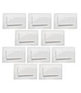10 Pç Interruptor Simples P/moveis Mdf Margirius Branco 10a 10 Pç Interruptor Simples P/moveis Mdf Margirius Branco 10a