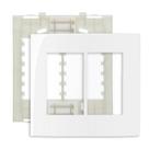 10 pç placa 4 x4 -6 modulos c suporte modelo sleek margirius 10 pç placa 4 x4 -6 modulos c suporte modelo sleek margirius