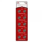 10 Pcs Bateria Moeda Cr1632 3v Pilha Lítio Original Cartela