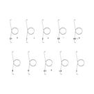 10 PCS Botões De Gatilho R2 L2 Com Molas Para Controle PS5 PS4 pro Slim IVYUEEN