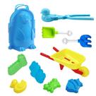 10 pçs neve bola de neve fabricante clip maker animal em forma de castelo neve areia molde ferramenta inverno neve brinquedos kit