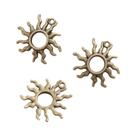 10 pçs/set requintado metal sol pingente, para mulheres colar brincos jóias acessórios fazendo 10 pçs/set requintado metal sol pingente, para mulheres colar brincos jóias acessórios fazendo