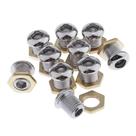 10 peças 1/2 "tambor de ventilação de ar com junta baixo tom snare tambor peças acessórios