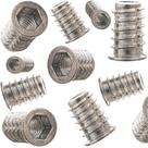 10 Peças - Bucha Americana Para Madeira 1/4 x 19mm