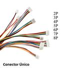 10 Peças Conector Macho Micro JST GH 1.25mm 2P 3P 4P 5P 6 Pinos Cabos De Fio 150mm 28AWG