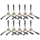 (10 peças) Conjunto de escovas laterais para aspirador Lefant M3, M330 Pro e M2 Pro