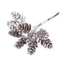 10 Peças De Flores Decorativas Artificiais Em Forma De Cone De Pinheiro, Guirlandas De Natal, 10 Peças De Flores Decorativas Artificiais Em Forma De Cone De Pinheiro, Guirlandas De Natal,
