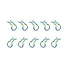 10 Peças De Pastilhas De Freio a Disco Para Bicicleta, Parafusos De Eixo, Pinos, Clips De Molas Para 10 Peças De Pastilhas De Freio a Disco Para Bicicleta, Parafusos De Eixo, Pinos, Clips De Molas Para