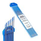 10 Peças Eletrodo Tungstênio 1,6mm Ponta Azul 2% Lantânio Solda TIG Inox