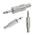 10 Peças Plug P2 Mono Metal C/mola