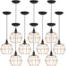 10 Pendentes Aramado Globo Luminária Lustre Teto Retrô Vintage Industrial Balcão Agp Ilumini 10 Pendentes Aramado Globo Luminária Lustre Teto Retrô Vintage Industrial Balcão Agp Ilumini