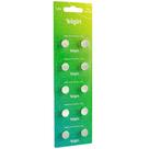 10 pilha bateria 1,5v lr44 ag13 alcalina elgin 1 cartela