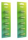 10 Pilha Bateria Alcalina A23 12v Blister 2 Cartela Elgin