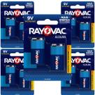 10 Pilhas 9v Alcalina Rayovac