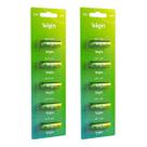 10 Pilhas Baterias Elgin 27a 12v A27 Alcalina 2 Cartela