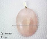 10 Pingentes Cabochão de Quartzo Rosa Natural com Pino em Banho de Prata 10 Pingentes Cabochão de Quartzo Rosa Natural com Pino em Banho de Prata