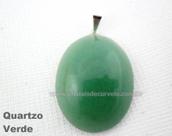 10 Pingentes de Cabochão de Quartzo Verde Natural com Pino Banhado a Prata 10 Pingentes de Cabochão de Quartzo Verde Natural com Pino Banhado a Prata